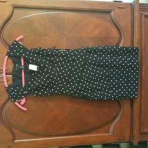 WHBM instantly slimming polka dot dress